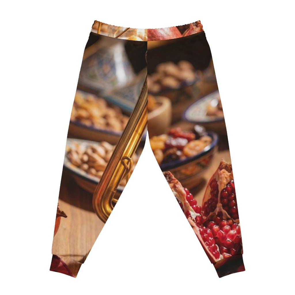 Athletic Joggers - Velvet Oasis Feast | Echovira Gallery