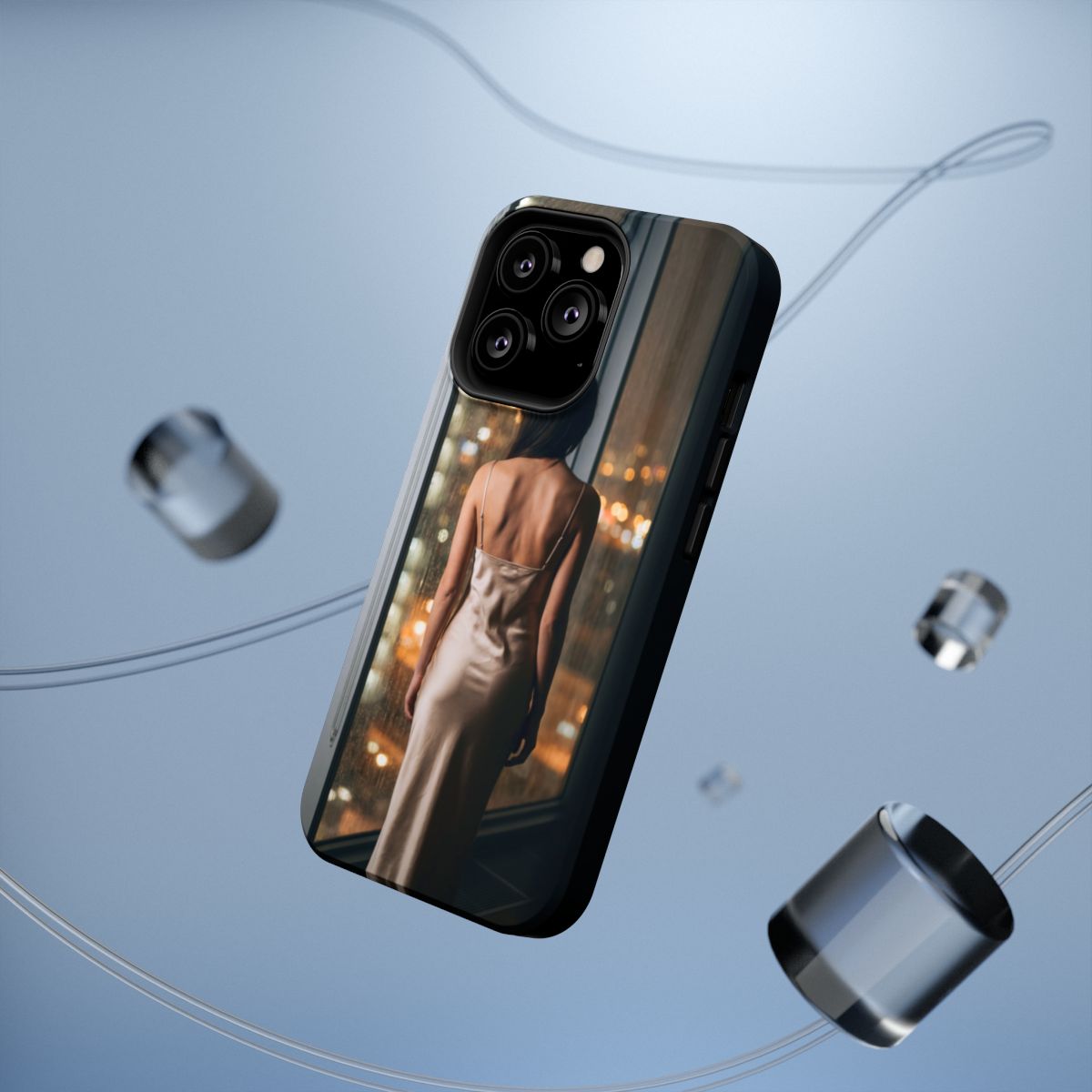Impact-Resistant Cases - Tough Phone Case - Rainy Windows...— sizes part 1/2