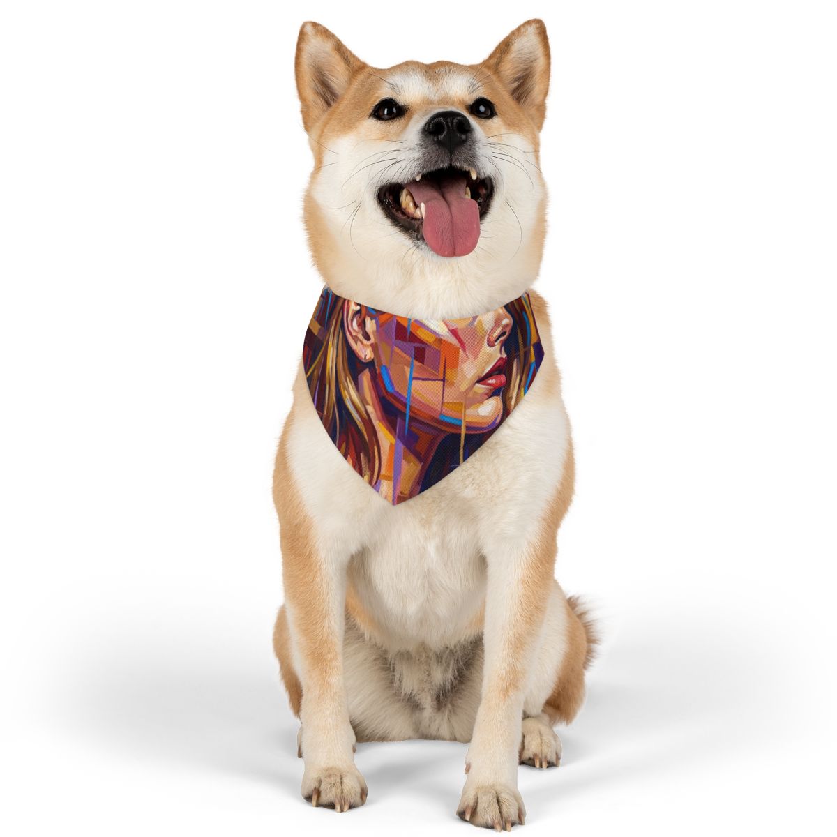 Pet Bandana Collar - Shattered Elegance | Echovira Gallery