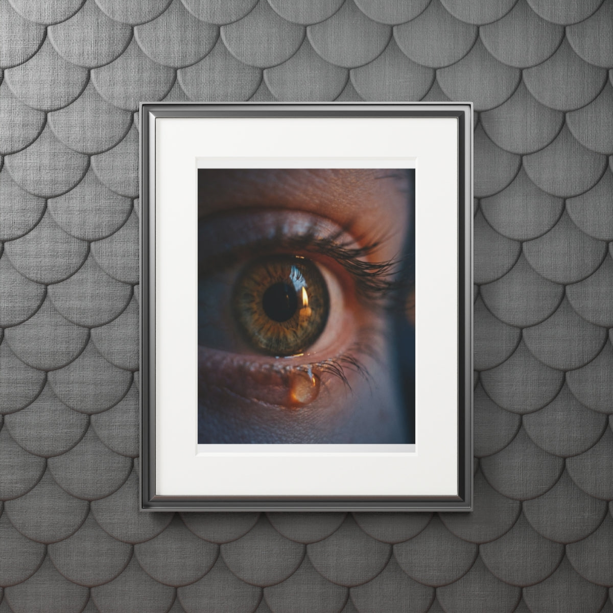 Framed Art Print - Luminous Tear