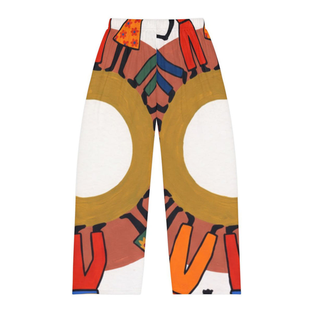 Men's Pajama Pants - Unity Mandala Folk Art | Echovira...