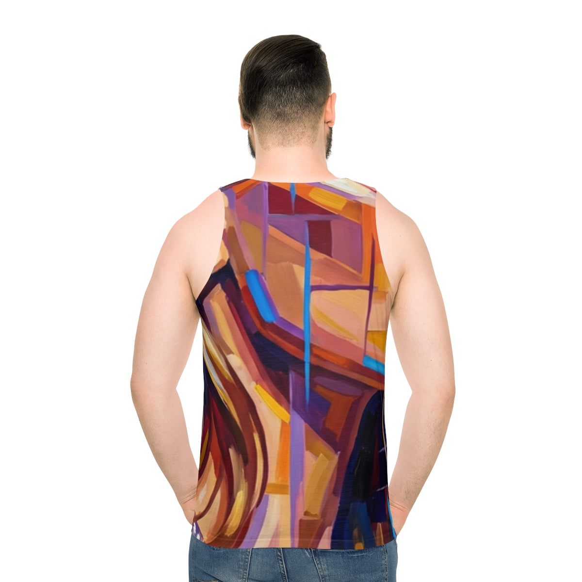 Men's Tank Top - Shattered Elegance | Echovira Gallery
