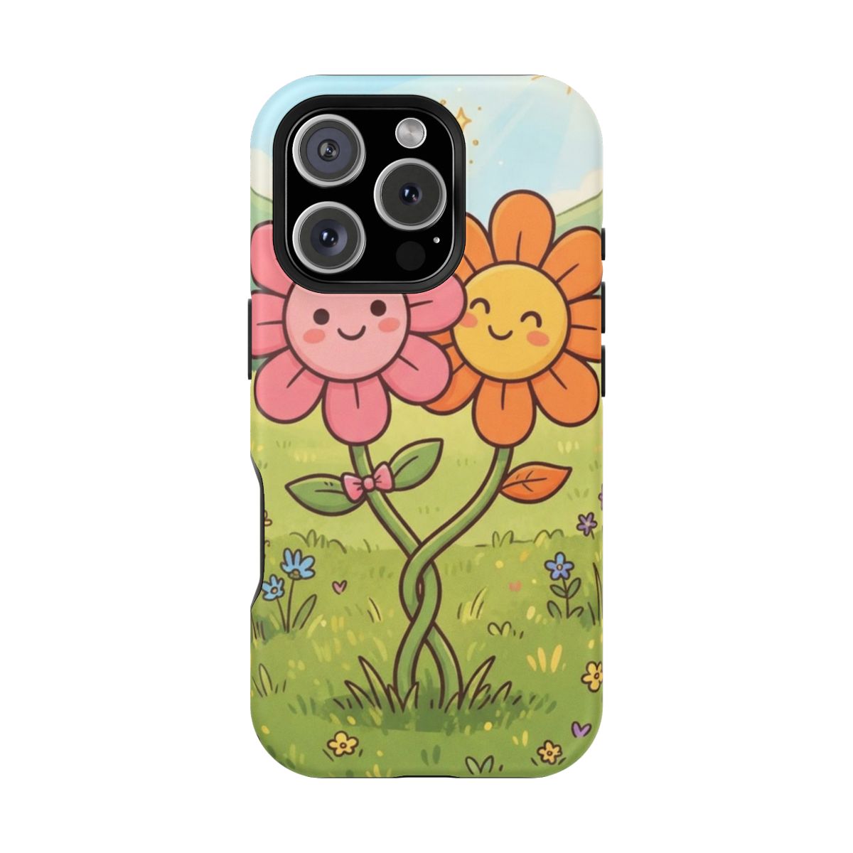 Impact-Resistant Cases - Sunny Meadow Friends Floral Art |...