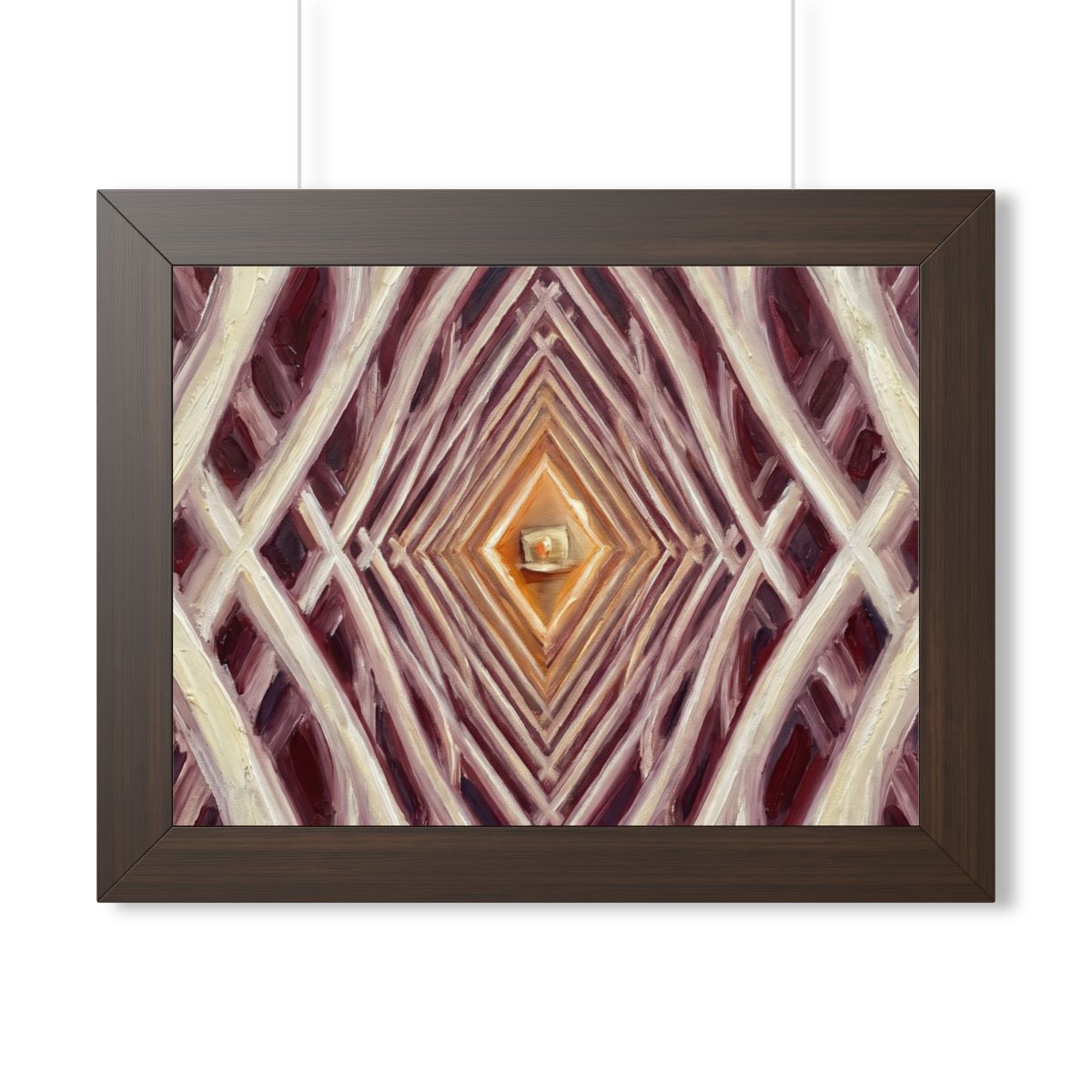 Framed Horizontal Poster - Infinite Arch — Walnut (14×11......