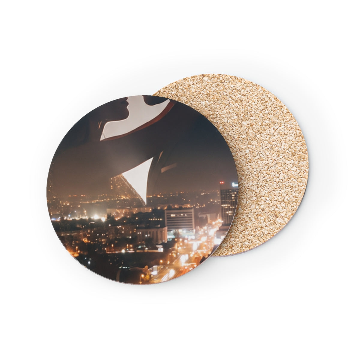 Coasters - Midnight City Romance (4pc) (1 & 4 pcs) |...