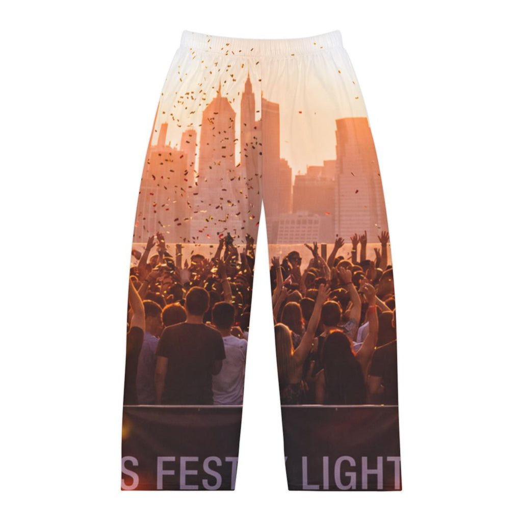 Men's Pajama Pants - City Lights | Echovira Gallery