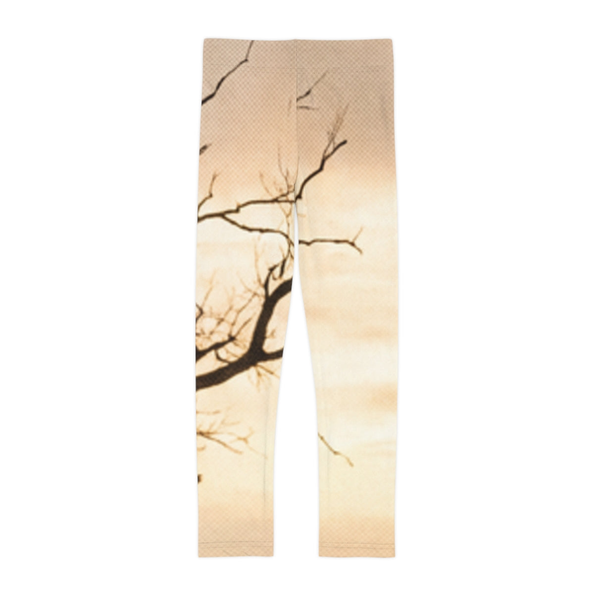 Kids Leggings with Concrete Arch and Tree Art