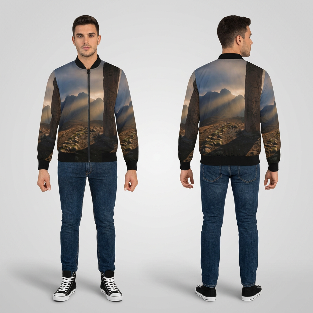 Men's Bomber Jacket - Mystic Peak
