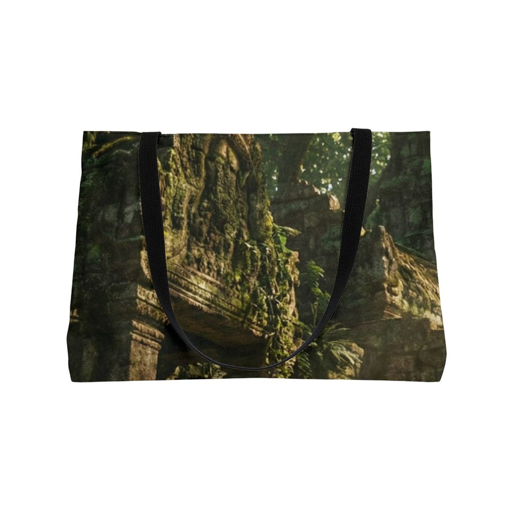 Weekender Tote Bag - Ancient Ruins Haven | Echovira Gallery