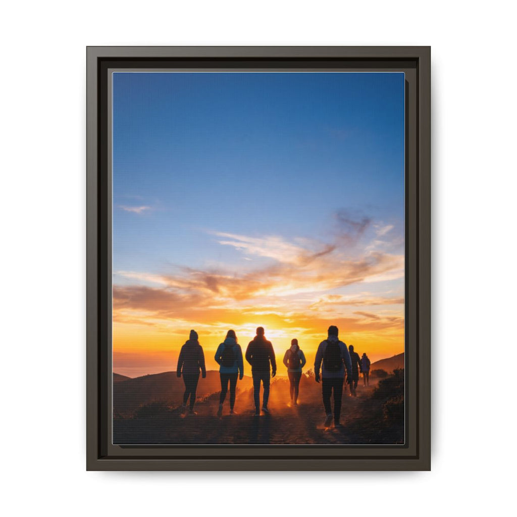 Matte Canvas, Framed - Epic Dawn Trek