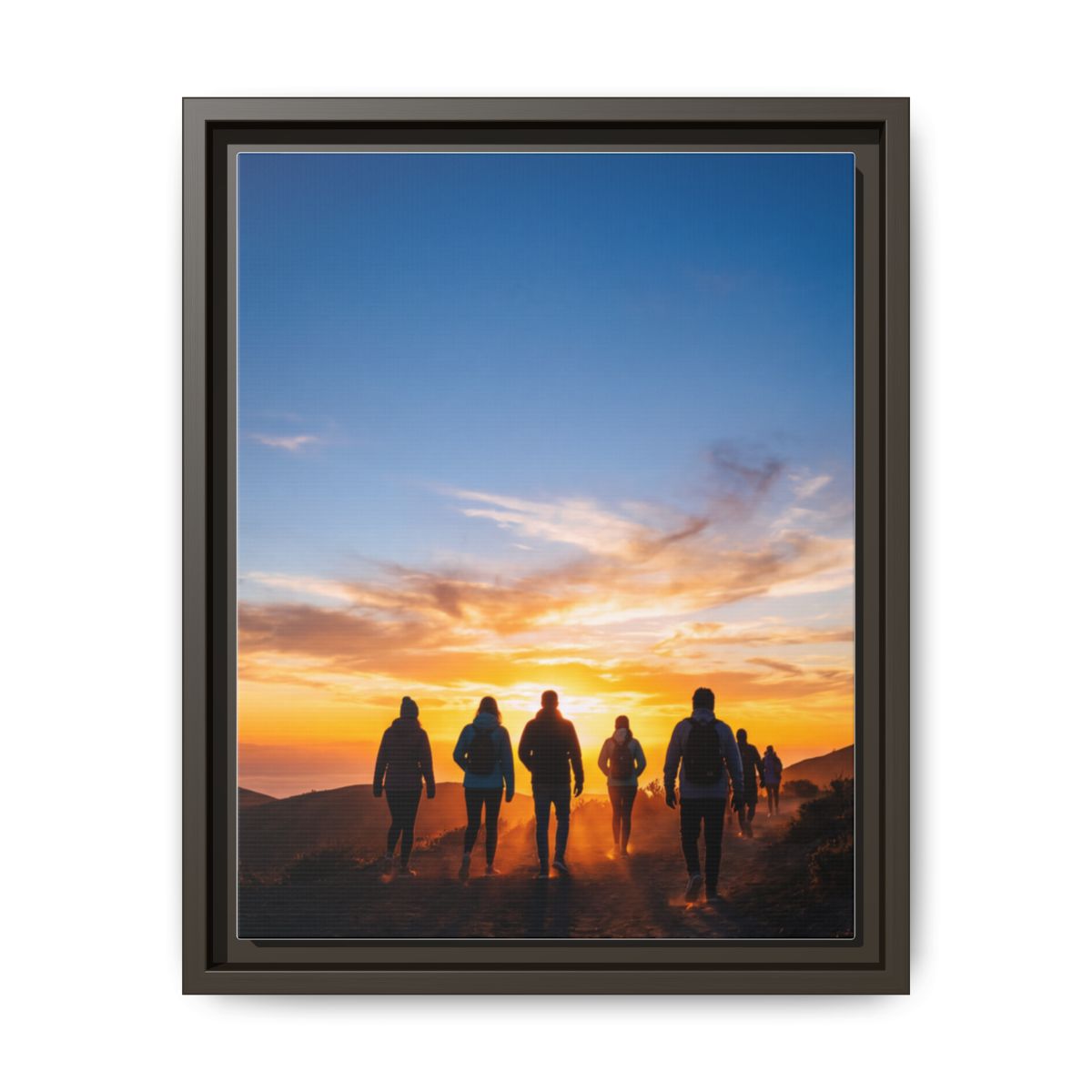 Matte Canvas, Framed - Epic Dawn Trek