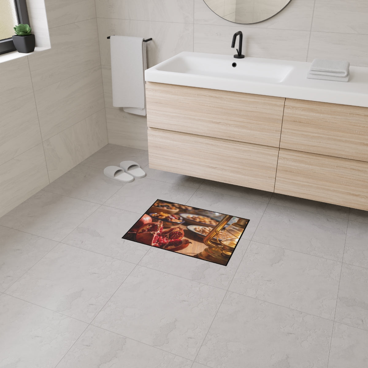 Heavy Duty Floor Mat - Cozy Oasis Welcome | Echovira Gallery
