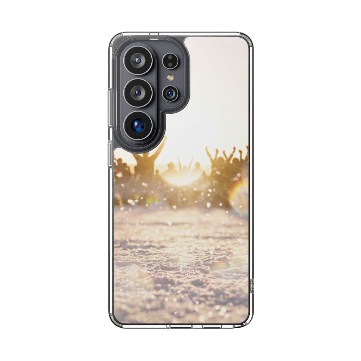 Clear Samsung Galaxy Case Golden Hour Crowd Art