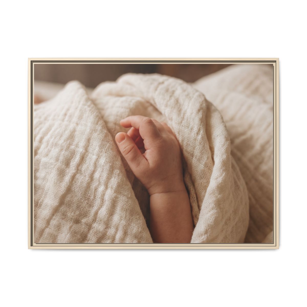 Framed Matte Canvas - Neutral Nursery