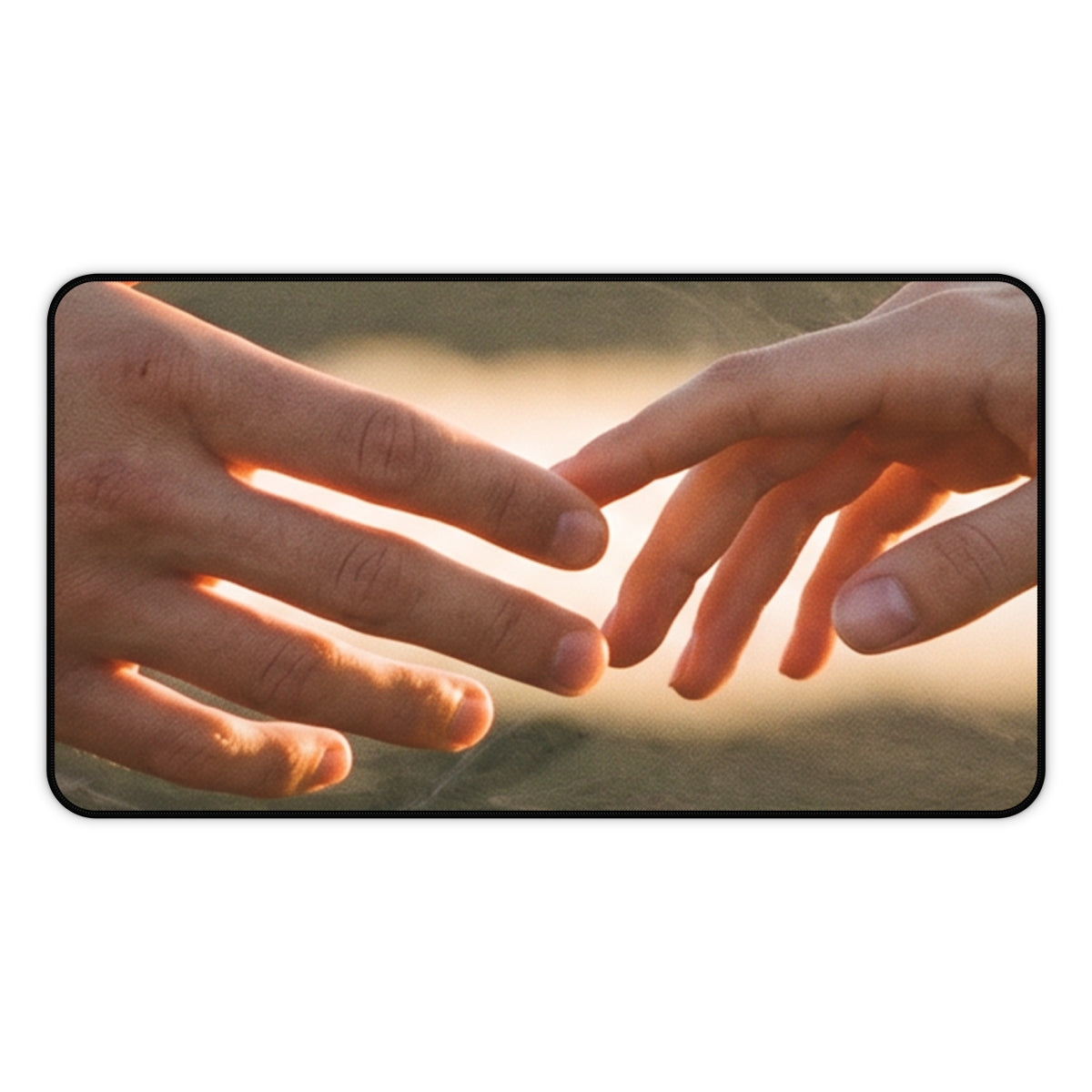 Desk Mat - The Infinite Touch | Ethereal Coastal Art |...