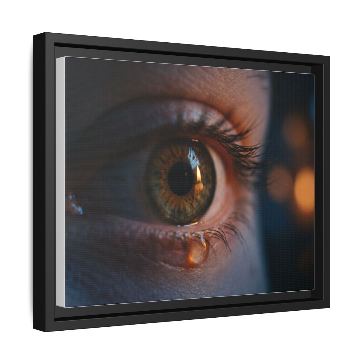 Framed Matte Canvas - Mystic Eye — Black / 1.25"
