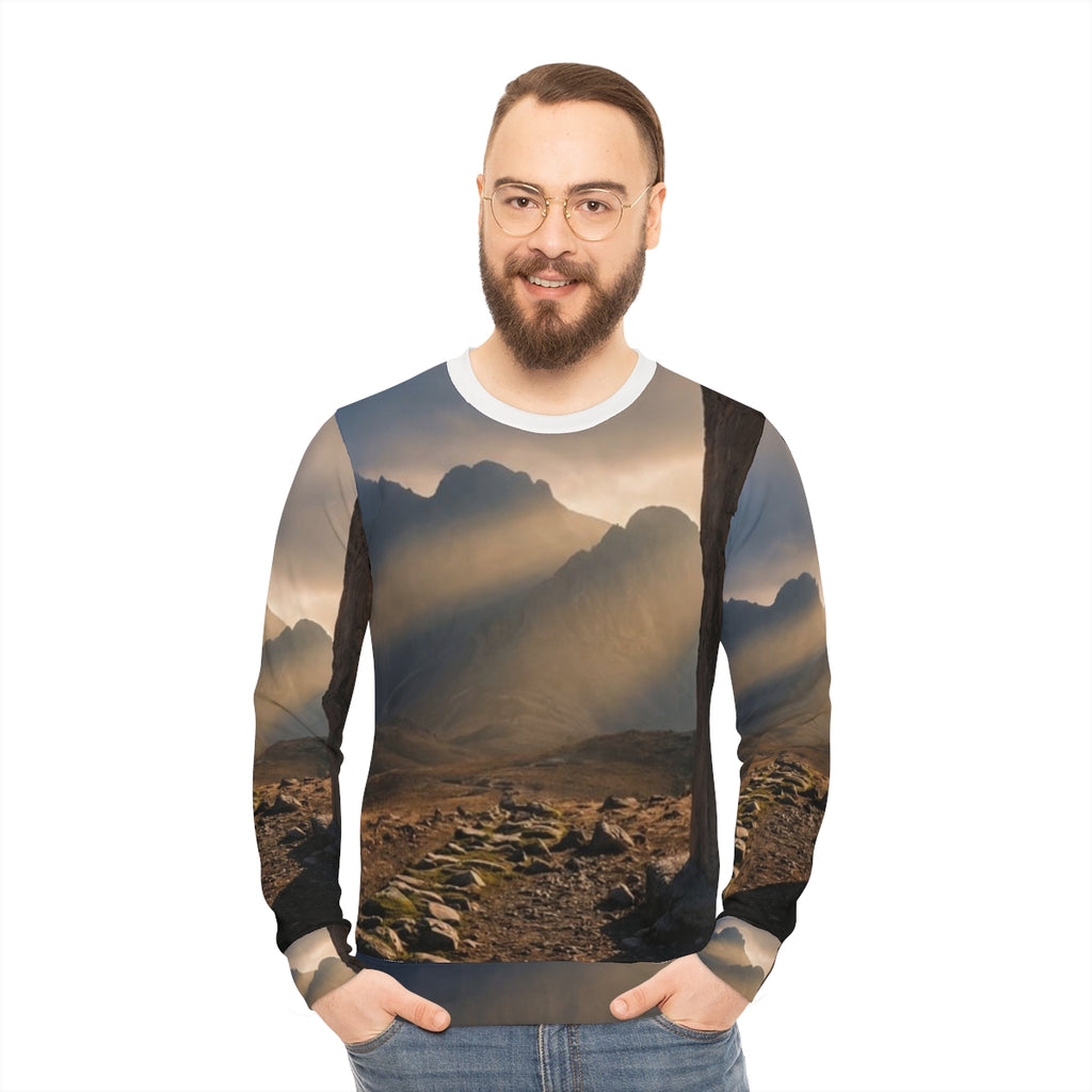 Men's Lightweight Sweatshirt - Mystic Monolith Ancient... |...