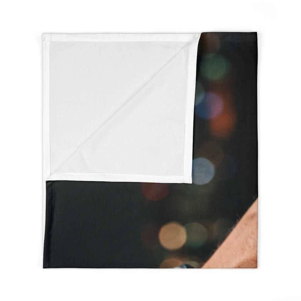 Midnight City Skyline Baby Swaddle Blanket
