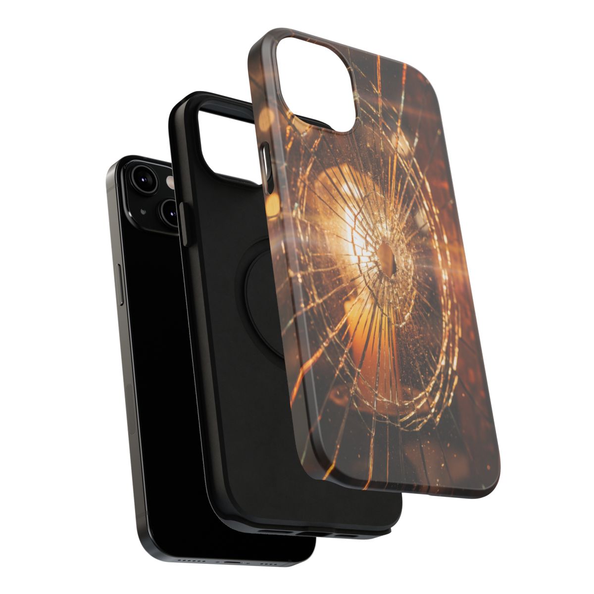 Impact-Resistant Case - Shattered Amber