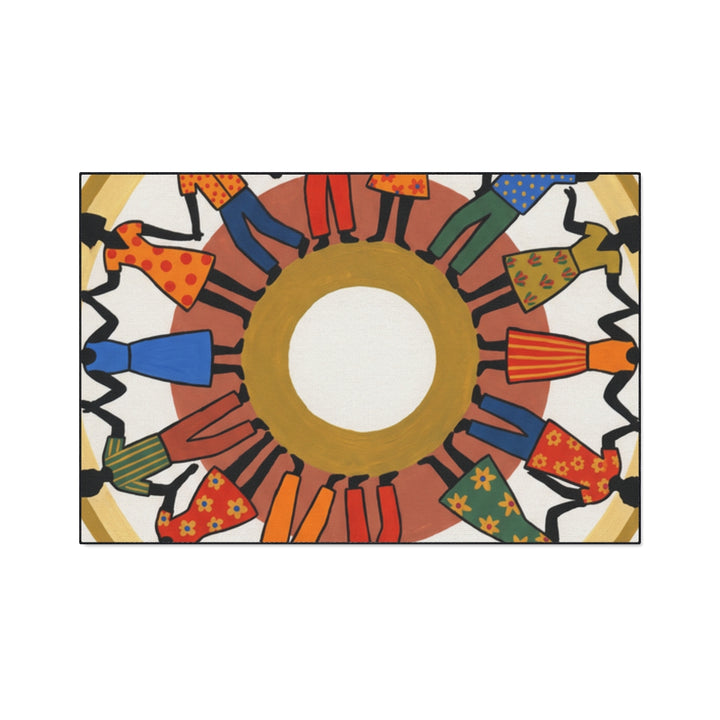 Heavy Duty Floor Mat - Unity Mandala Folk Art