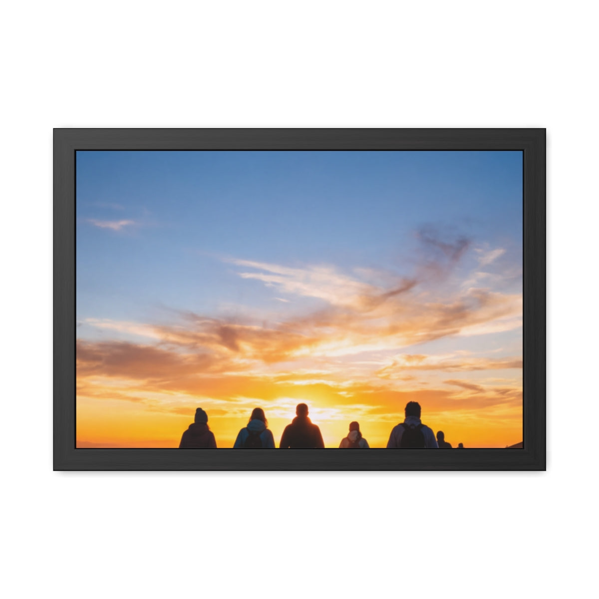 Framed Poster - Sunset Silhouette