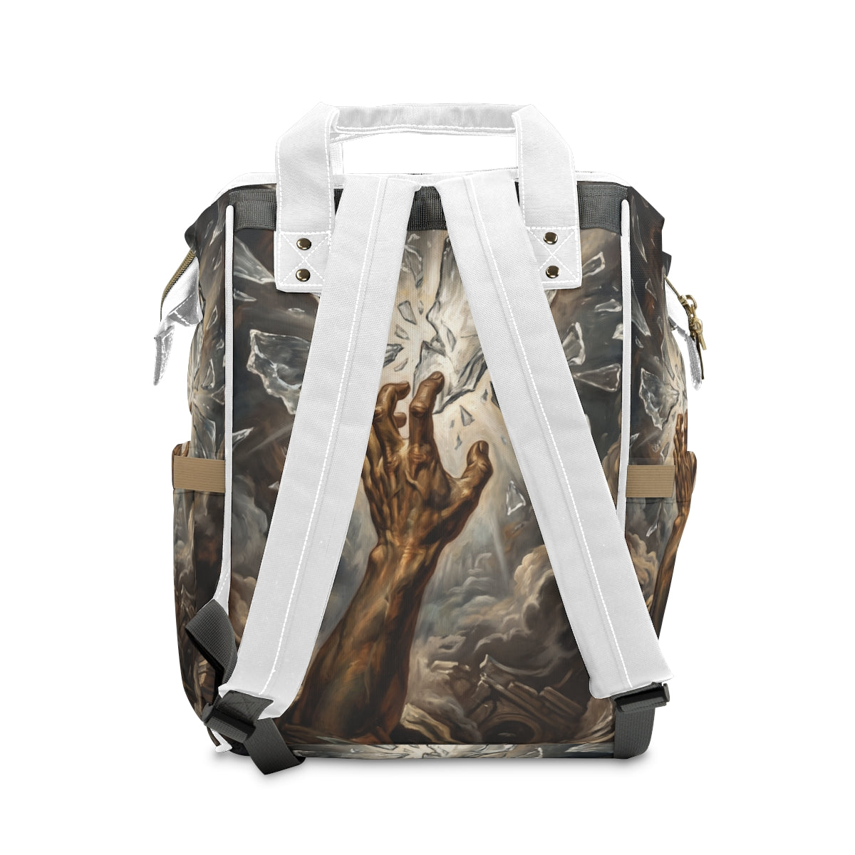 Chiaroscuro Art Multifunctional Diaper Backpack