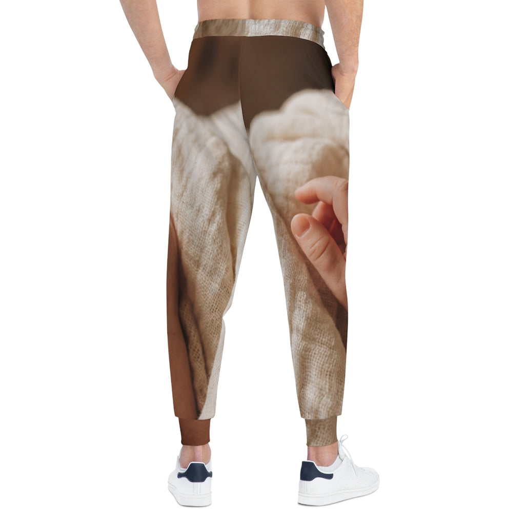 Athletic Joggers - Soft Cream Minimalist