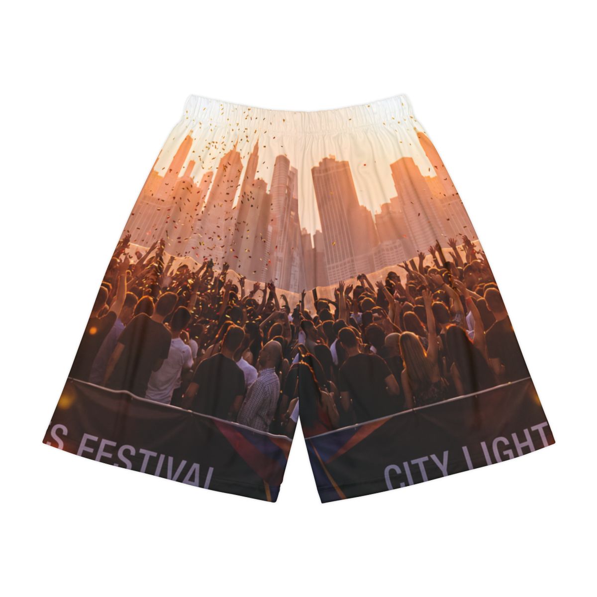 Men's Sports Shorts - Golden Hour | Echovira Gallery