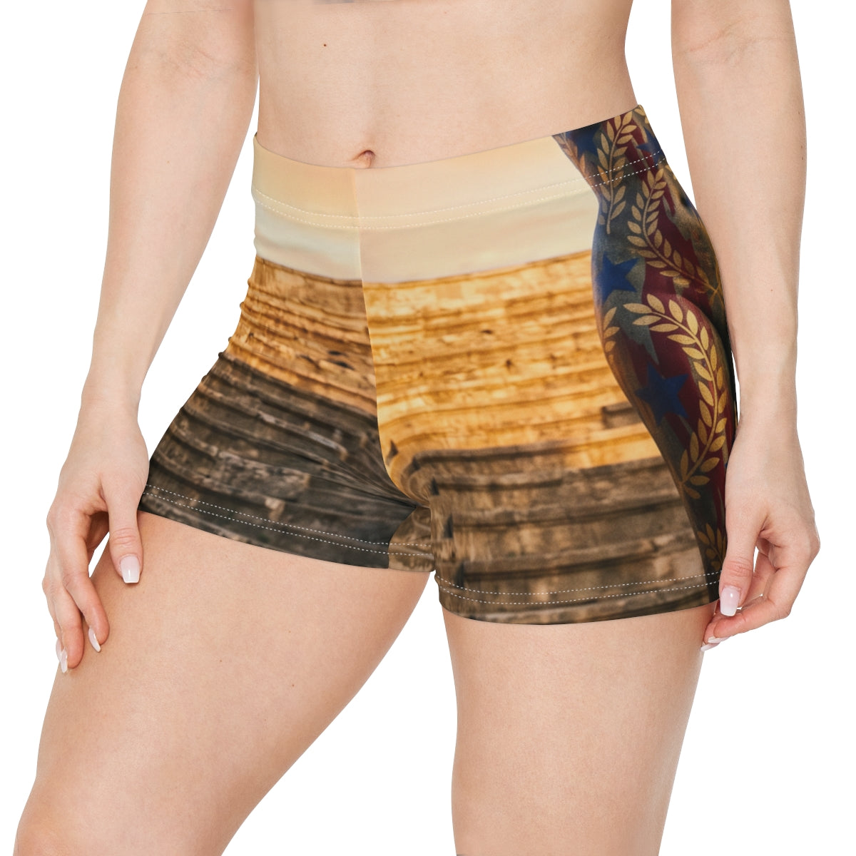Classical Goddess Bronze Art Women's Shorts