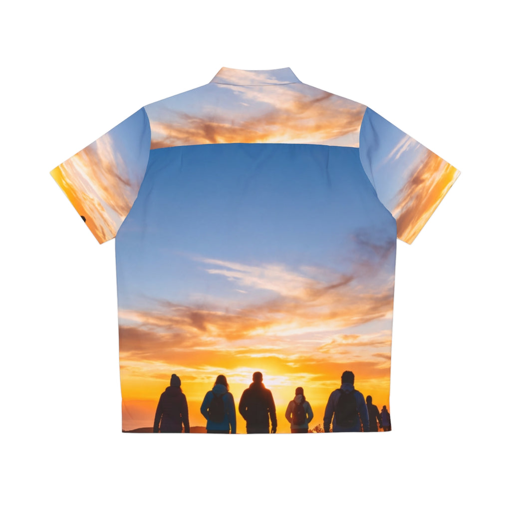 Herren Hawaiihemd - Golden Dawn Trek