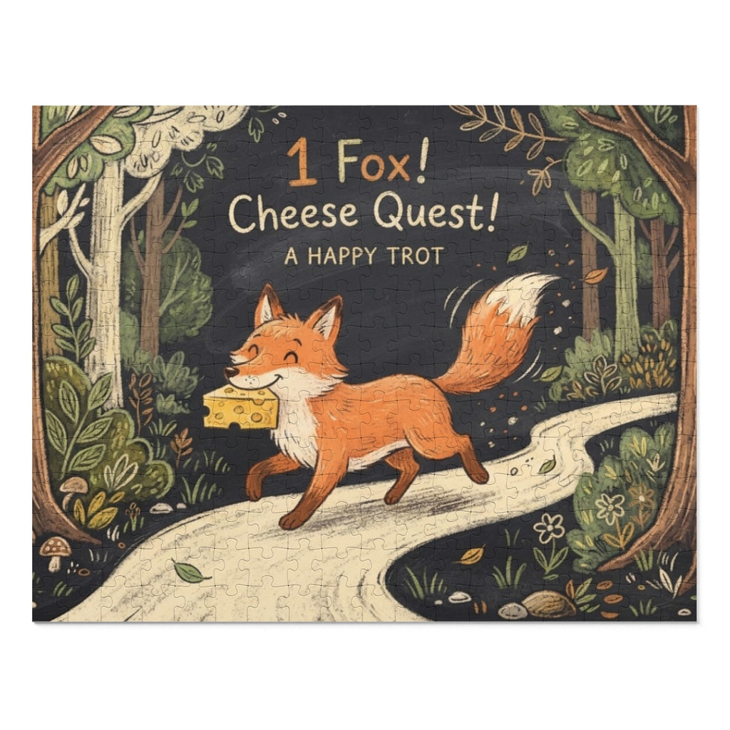 Jigsaw Puzzle with Tin - Fox Quest (30, 110, 252, 500, 1000...