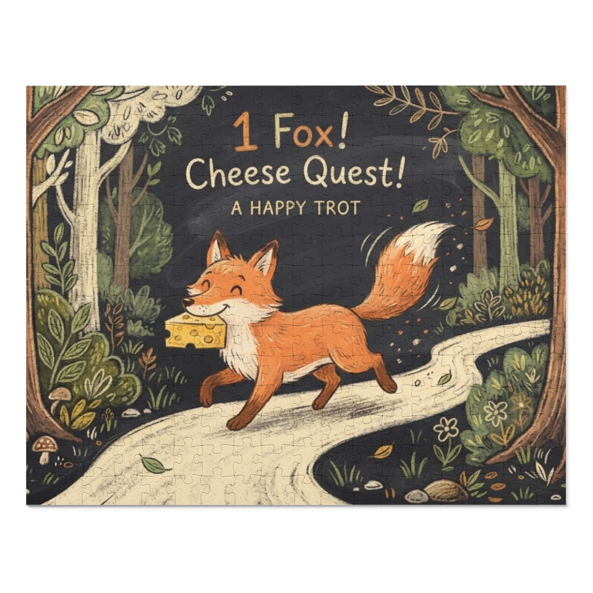 Jigsaw Puzzle with Tin - Fox Quest (30, 110, 252, 500, 1000...