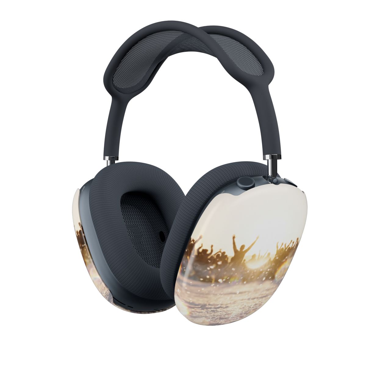 AirPod Max Cases with Golden Crowd Art