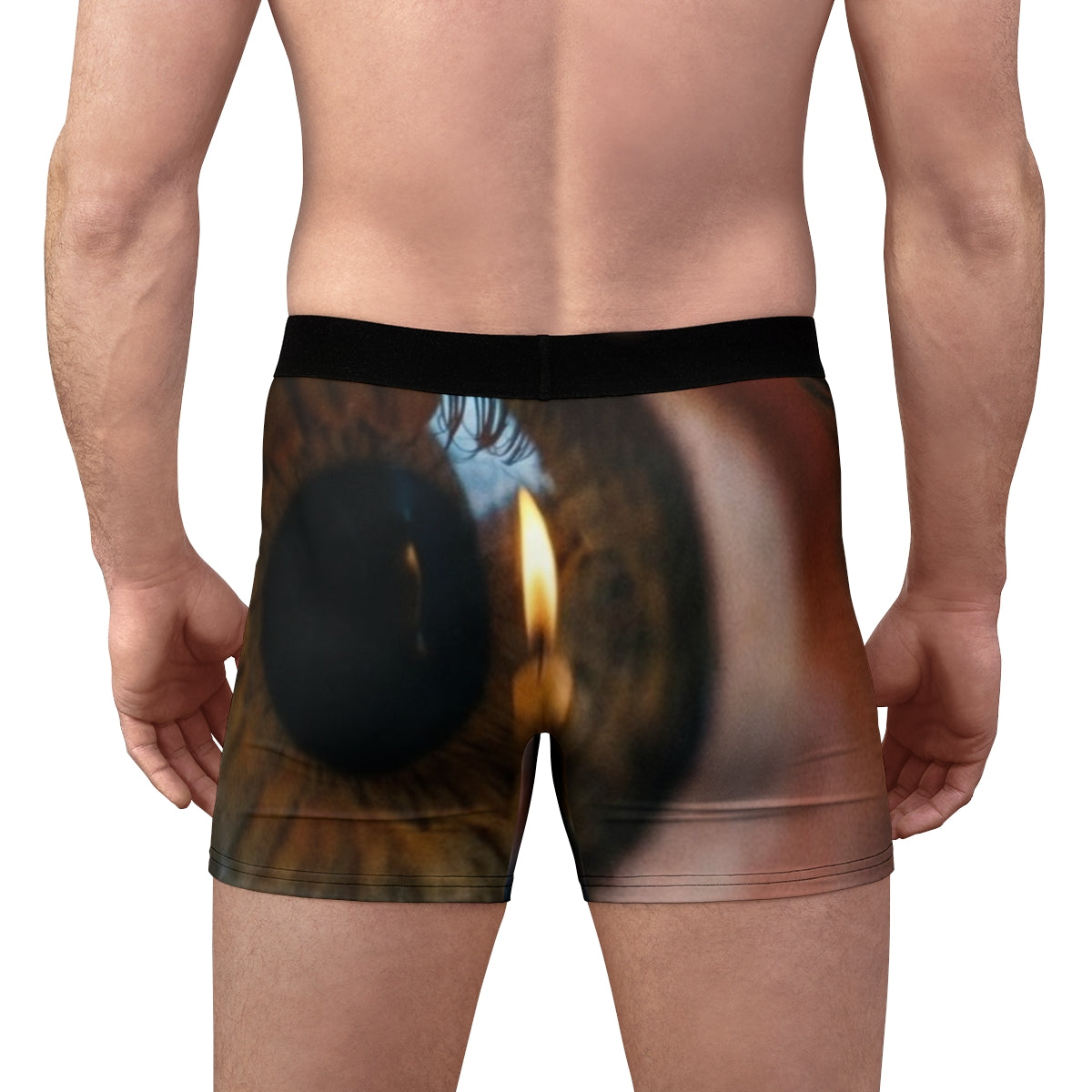 Men's Boxer Briefs - Amber Iris Reflection Fine Art Print |...