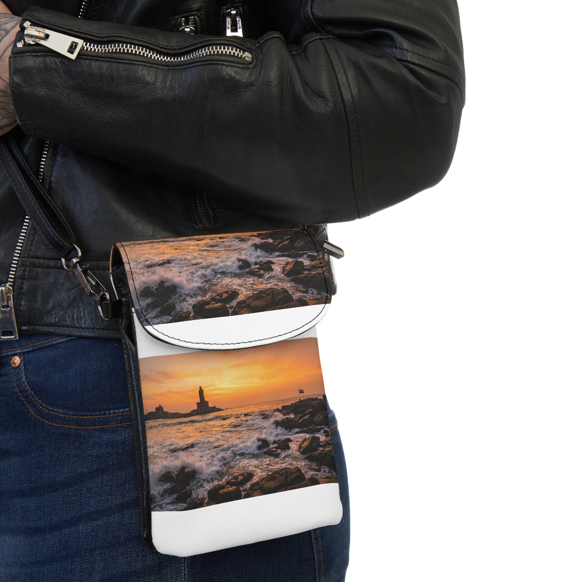 Cell Phone Wallet - Ocean Sunset Carry