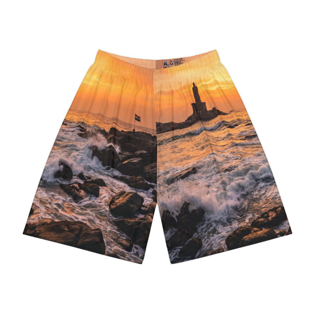 Men's Sports Shorts - Coastal Glow