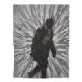 Street Silhouette Art Baby Swaddle Blanket