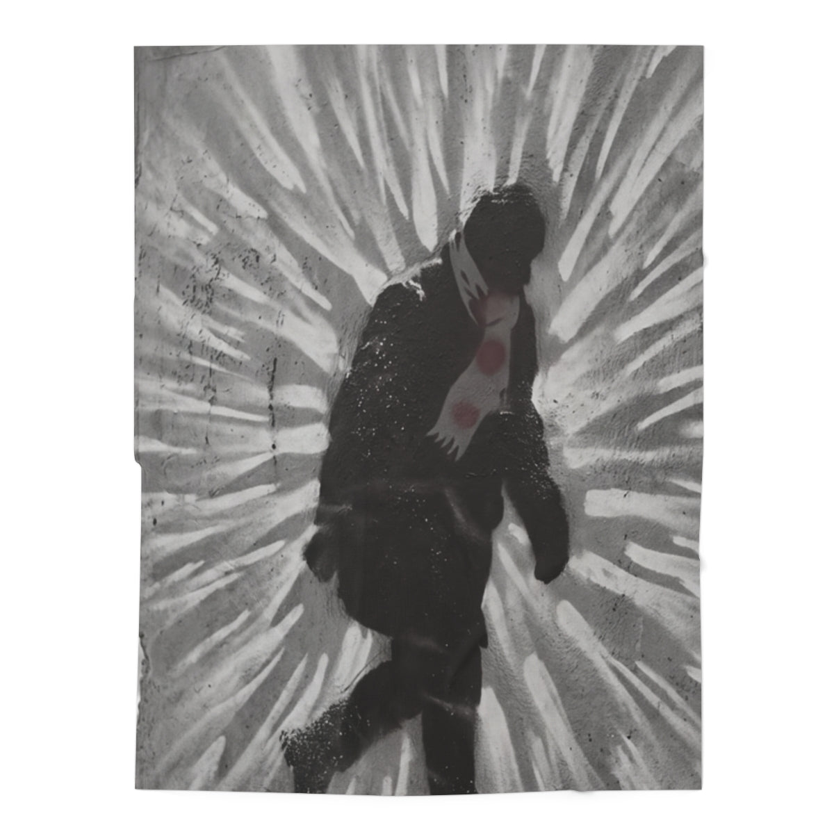 Street Silhouette Art Baby Swaddle Blanket