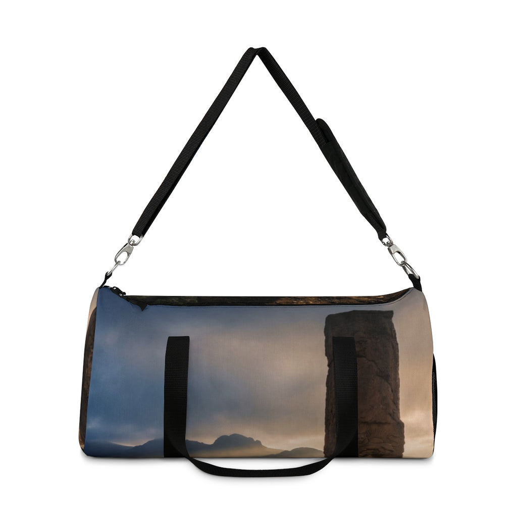 Duffel Bag - Mystic Monolith Ancient Persian Mountain Art |...