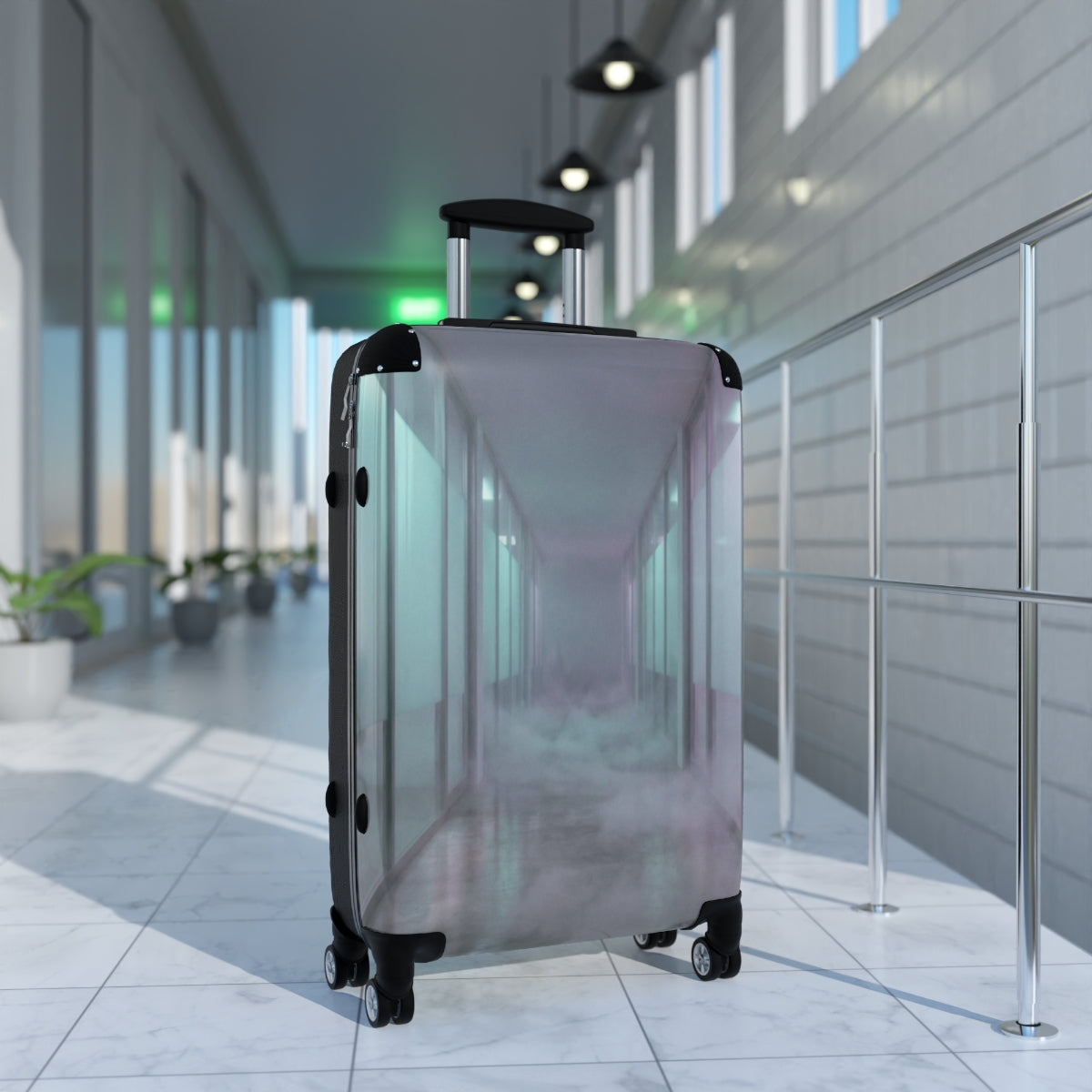 Suitcase - Liminal Corridor Dreamscape | Echovira Gallery