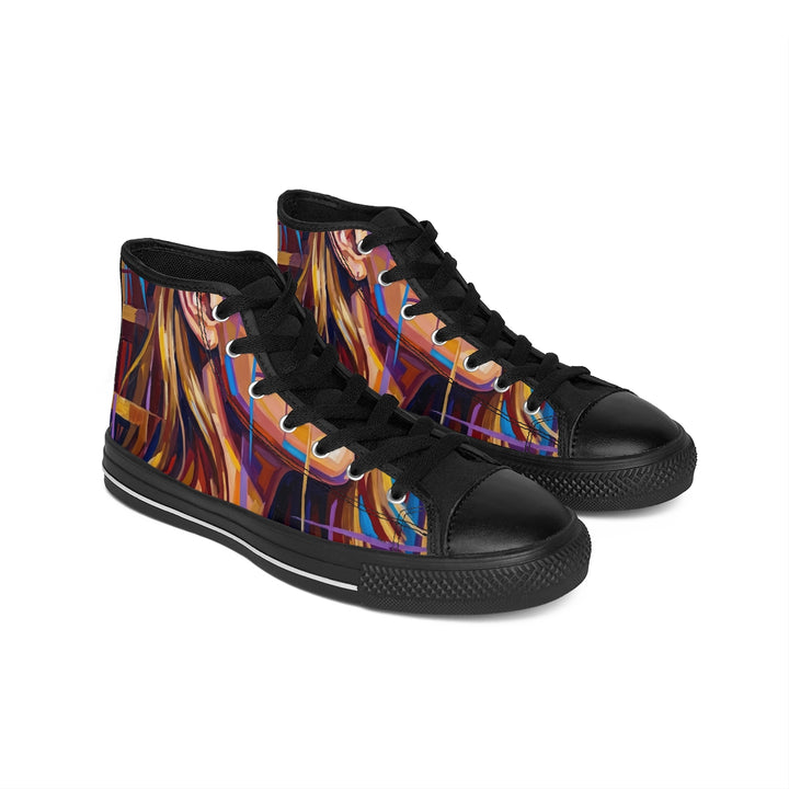 Women's Classic Sneakers - Shattered Elegance
