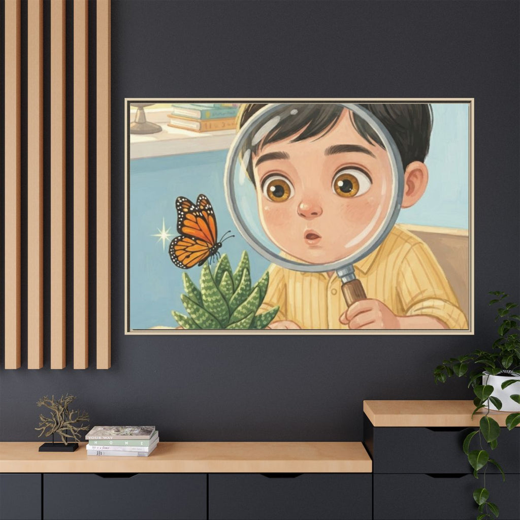 Matte Canvas Framed - Curious Naturalist — Natural / 1.25"...
