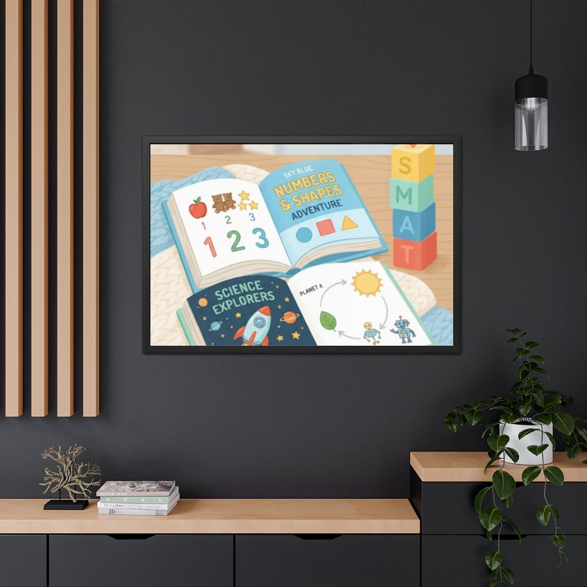 Framed Poster - Science Explorers — Landscape (10×8, 12×8......