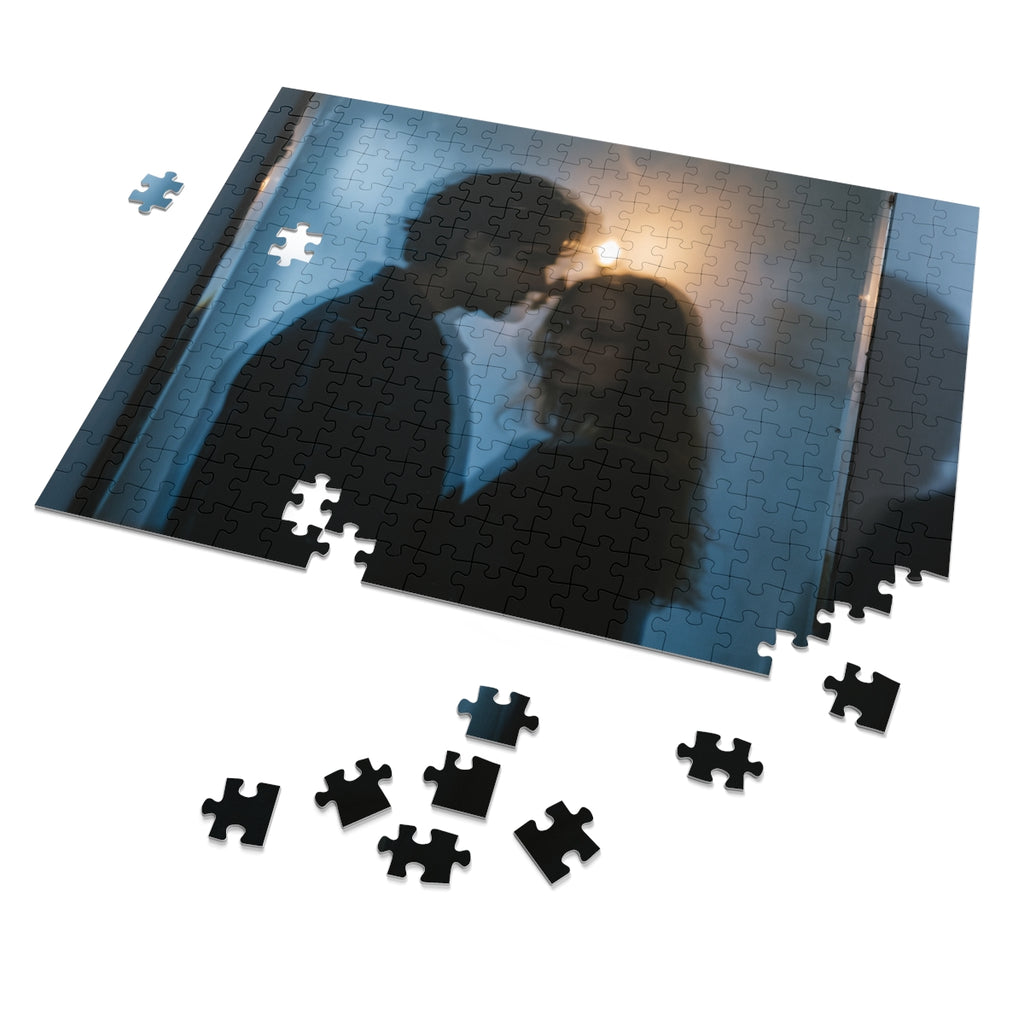 Jigsaw Puzzle with Tin - Midnight Shadow Puzzle - Cozy... |...