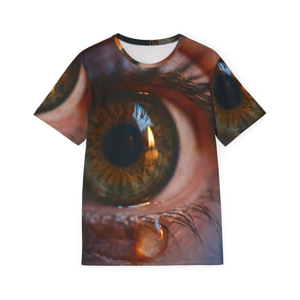 Men's Sports Jersey - Amber Iris Reflection Fine Art Print |...