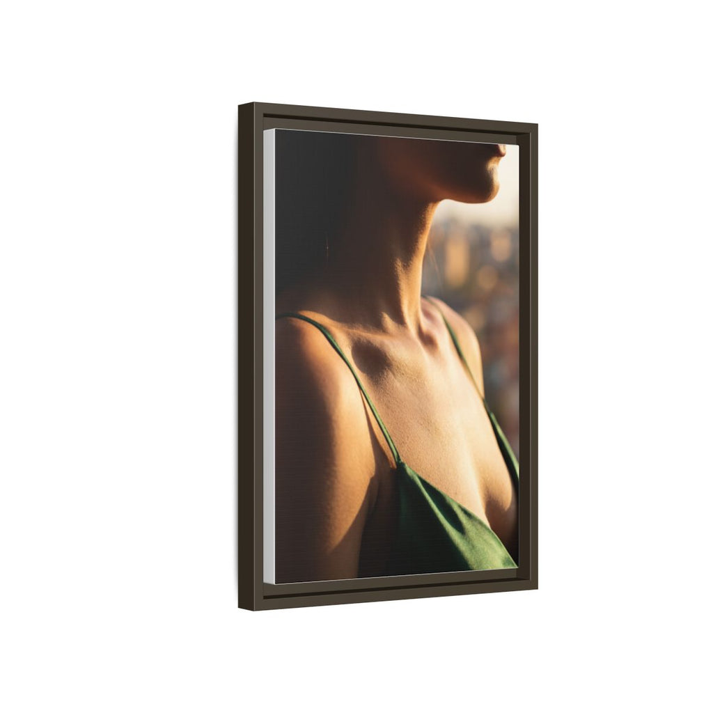Framed Matte Canvas - Sunlit Muse