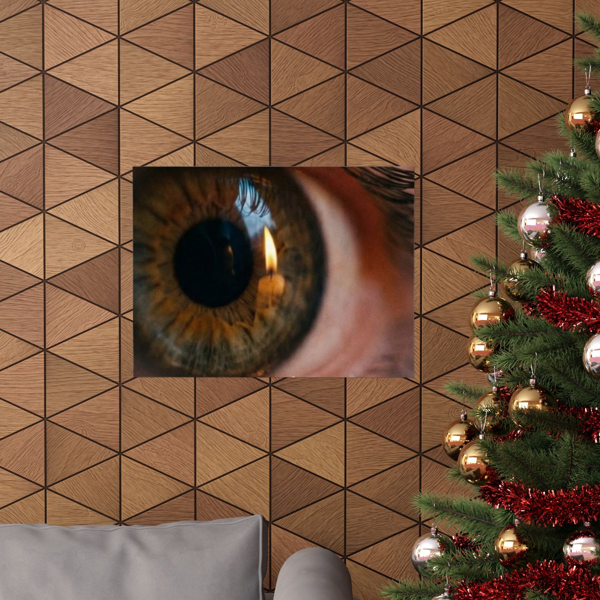 Matte Horizontal Posters - Amber Iris Reflection Fine Art......