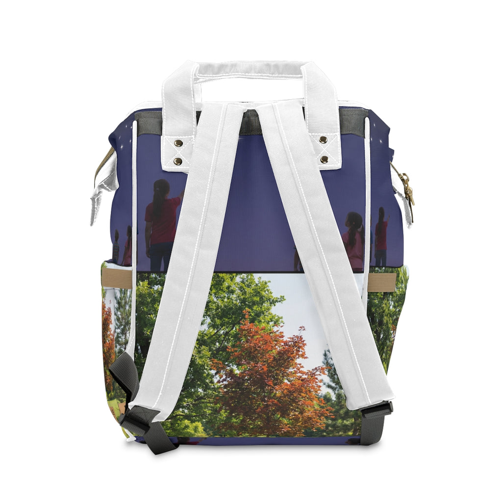 Multifunctional Diaper Backpack - Stardust & Forest... |...