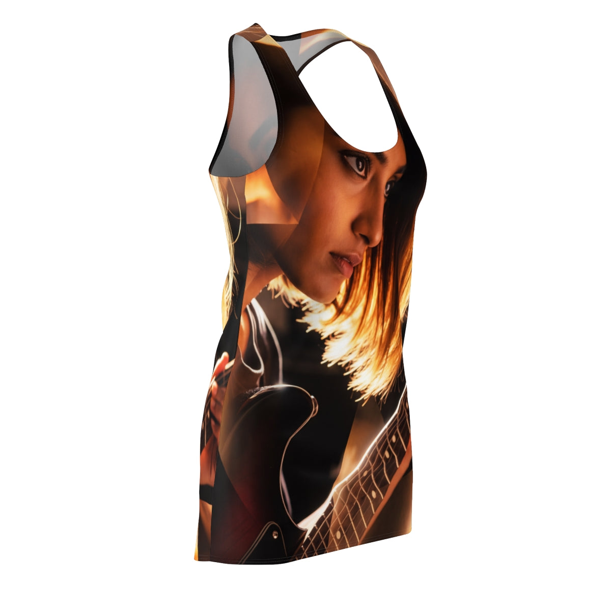Indie Electric Guitarist Racerback Dress