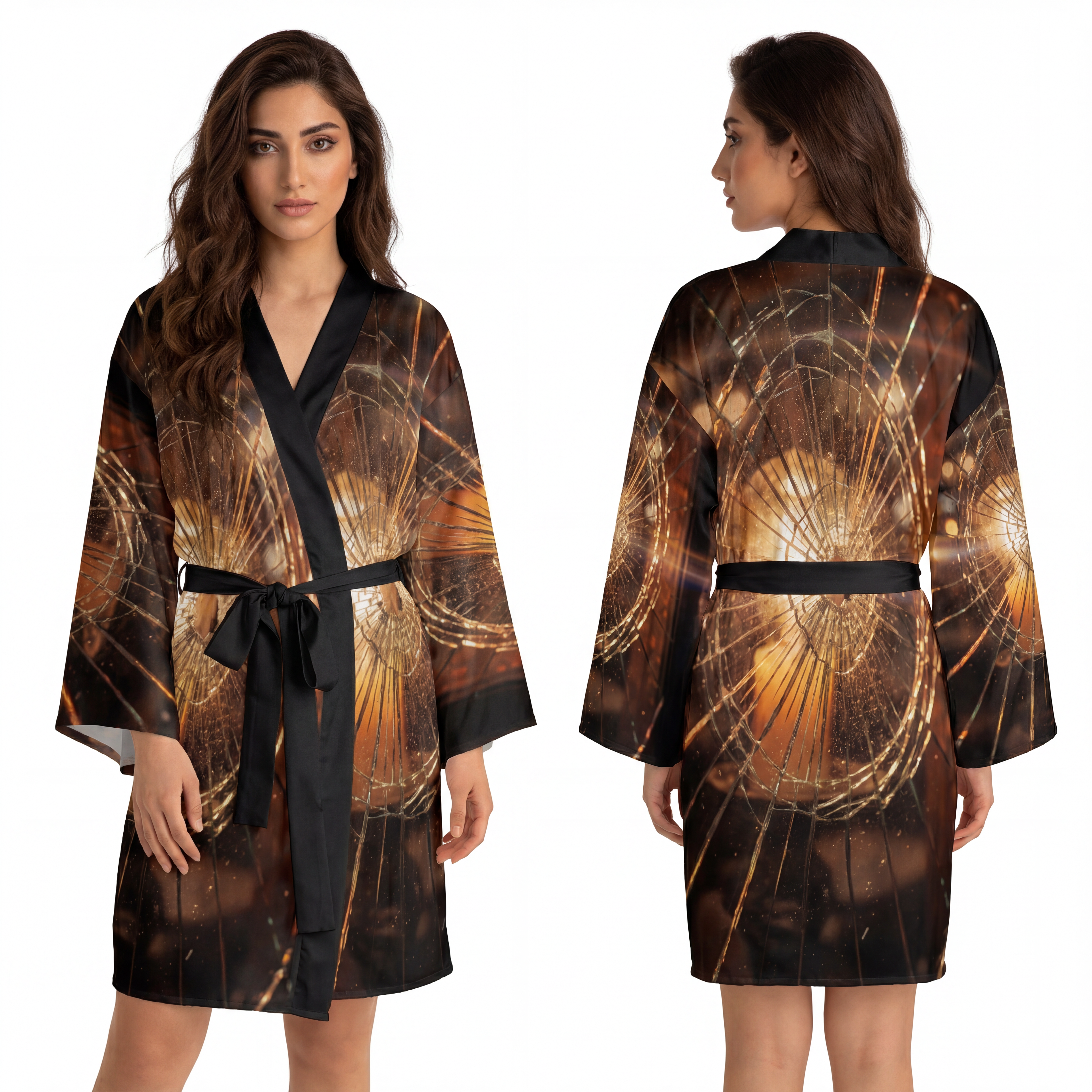 Kimono Robe - Shattered Glass Art